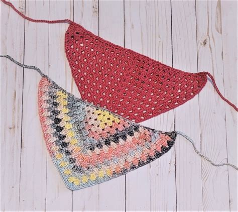 Crochet Patterns Galore - Granny Triangle Bandana