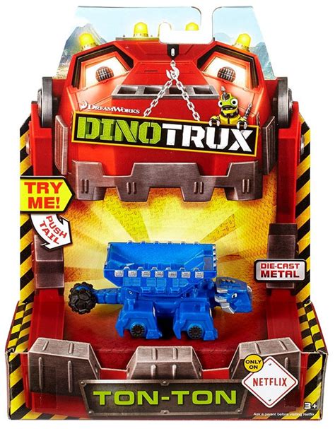 Dinotrux Ton-Ton Diecast Figure Mattel Toys - ToyWiz