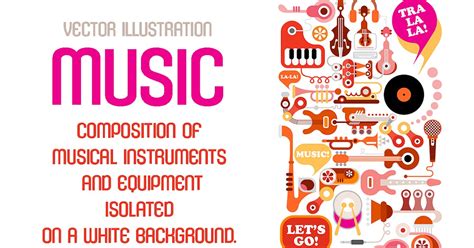 Music Vector Illustration by danjazzia on Envato Elements