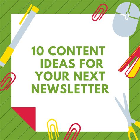 10 Content Ideas for Your Next Newsletter - Yellow Dog Consulting