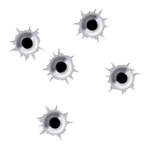 Bullet holes — Stock Vector © Seamartini #5535383