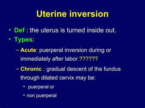 Retroverted retroflexed uterus &uterine inversion