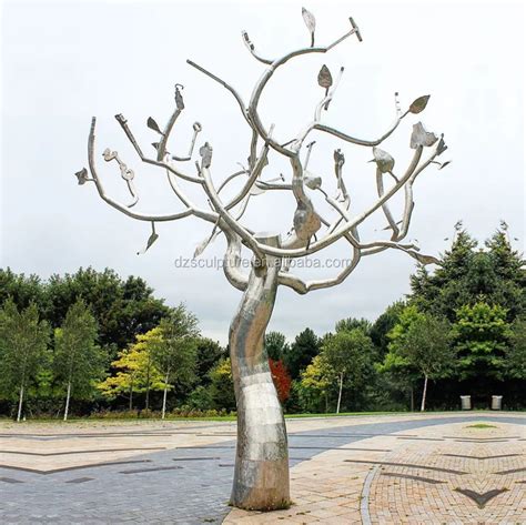 Large Stainless Steel Tree Sculpture For Outdoor Garden Art Decor - Buy Tree,Tree Sculpture ...