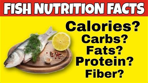 Nutrition facts of fish |Health benefits of fish|How many calories ...