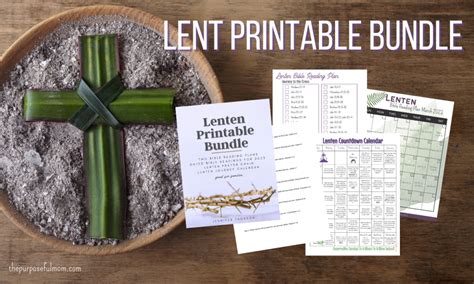 Free Printable Lent Calendar 2024 - The Purposeful Mom