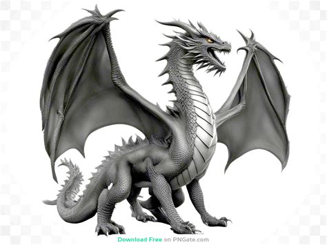 Dragon realistic 3D model PNG Image Download for Free – PNGate