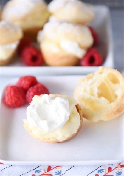 Amazing and Foolproof Mini Cream Puffs Recipe | Mel's Kitchen Cafe