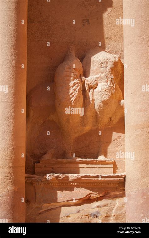 Petra inside al khazneh treasury hi-res stock photography and images - Alamy