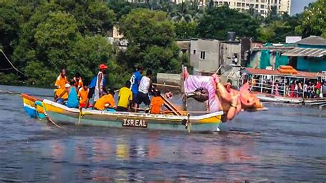 #ganpativisarjan Greatest GANPATI VISARJAN, The tribute of Ganpati Bappa. - YouTube