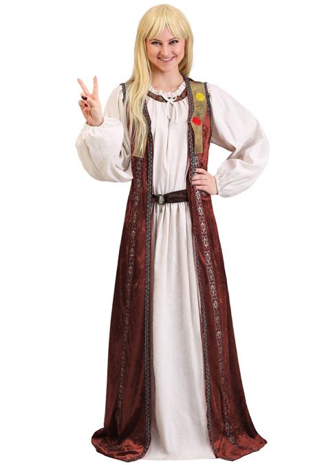 Forrest Gump Adult Jenny Curran Hippie Dress Costume for Women