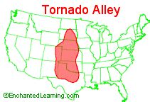 Tornado Alley: EnchantedLearning.com