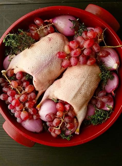 Winemaker's Duck with Grapes Recipe - Canard a la Vigneronne