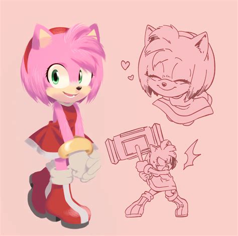 Movie Amy Rose by @kohane01 : r/SonicTheHedgehog