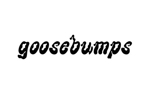 Goosebumps Font Free Download - Fonts Bee