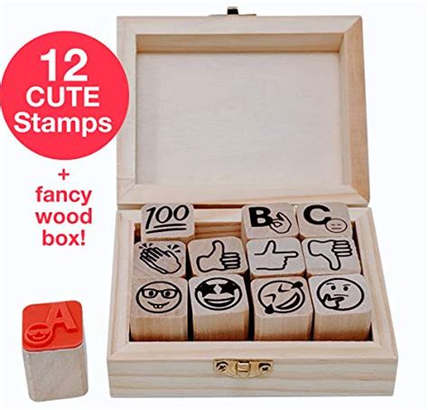 Stampmojis Emoji Teacher Grading Stamps Grading Stamp Set 3 4 Teacher Stamps for Grading Ink Not ...