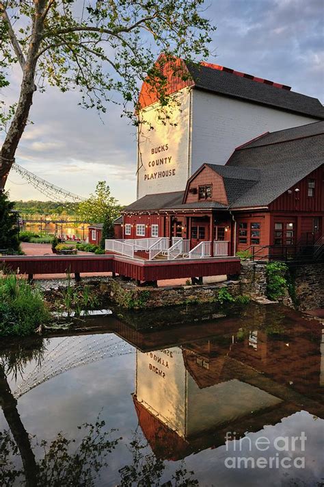 Relaxing Day at The Bucks County Playhouse Photograph by George Oze ...