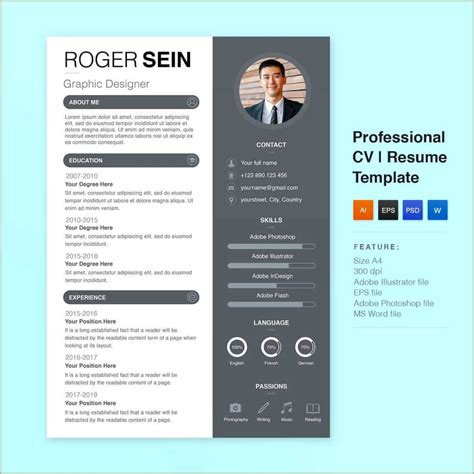 Free Professional Resume Templates To Download - Resume Example Gallery