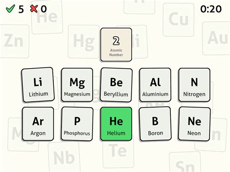 Periodic Table Quiz - Android Apps on Google Play