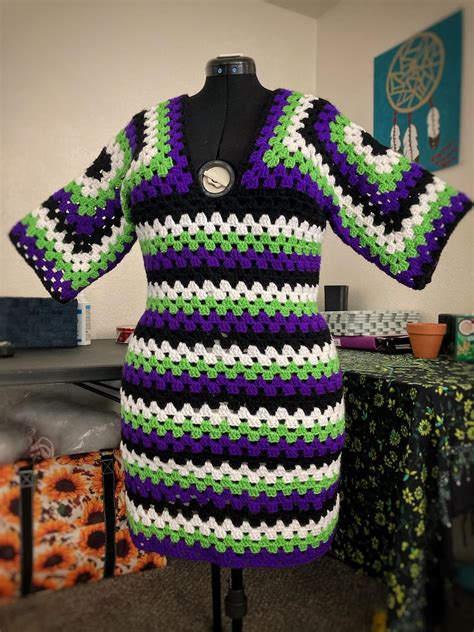 Crochet Granny Square Dress - Etsy