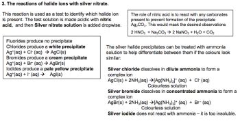 4 Halide ions with silver nitrate / PAG4