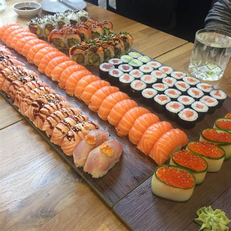 All you can eat sushi where each piece is made fresh to order! [oc] : FoodPorn Think Food, I ...