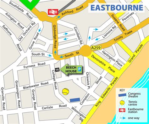 Eastbourne Map