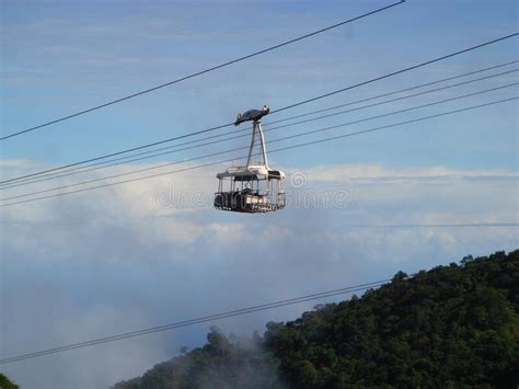 Old Flagged Cable Car that Traveled from the Top of Cerro El Avila Stock Photo - Image of avila ...