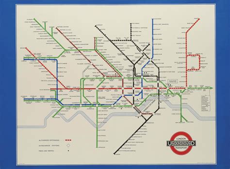 Harry Beck (Henry Charles Beck, 1902-1974) | UNDERGROUND MAP | posters ...