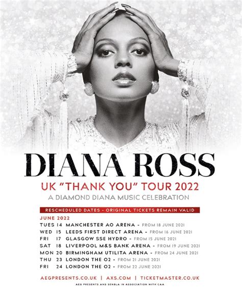 Diana Ross - UK "Thank You" Tour 2022 - 24 June 2022 - The O2 - Event ...