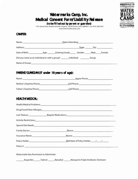 Medical Procedure Consent form Template Best Of 45 Medical Consent forms Free Printable ...