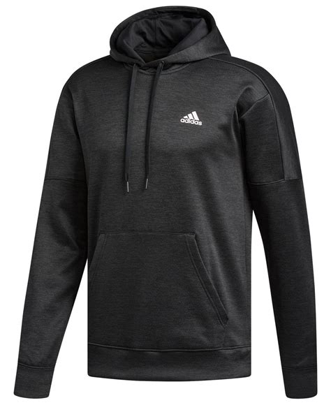 adidas Synthetic Team Issue Fleece Hoodie in Black for Men - Lyst