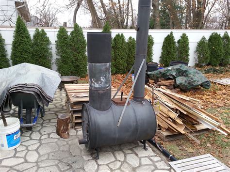 Barrel Stove, 55 gallon drum, stove kit, barrel stove kit, outdoor ...