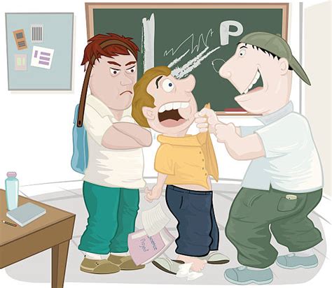 Bullying School Clip Art, Vector Images & Illustrations - iStock