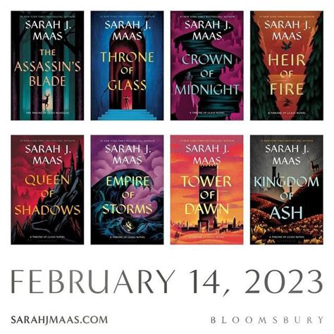 Throne Of Glass Series is getting new covers in 2023! : r/YAlit