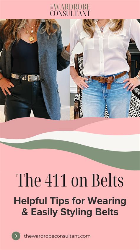 The 411 on Belts: Helpful Tips for Wearing Belts and Easily Styling ...