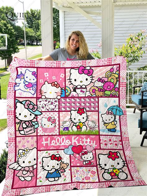 Hello Kitty All Season Quilts Blanket Super King Queen Twin | Etsy