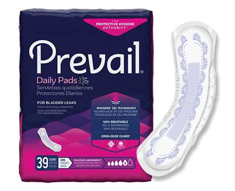 Prevail Bladder Control Pads | Prevail Incontinence Products