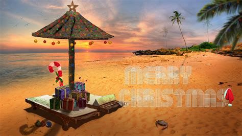 Christmas Beach Wallpapers - Top Free Christmas Beach Backgrounds ...