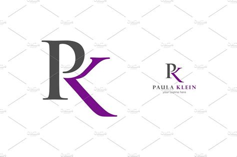 PK logo by Goodlake Foundry on @creativemarket | Letter logo design ...