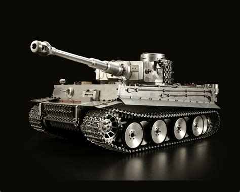 1/6 Large Scale German Tiger I RC Tank Airsoft 2.4GHz 100% Metal - Zandatoys