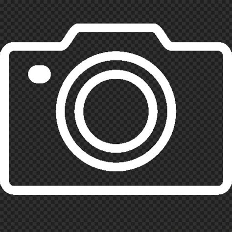 Camera White Icon Transparent Background | Citypng