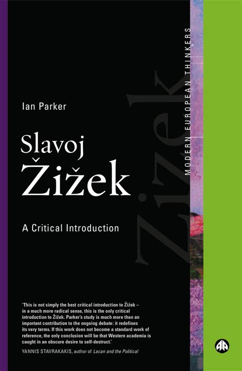 Read Slavoj Zizek Online by Ian Parker | Books