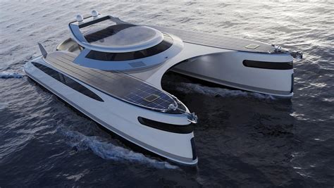 This solar-powered hybrid catamaran can travel on water and land ...