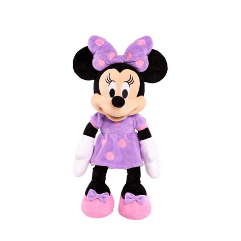 Mickey Mouse Clubhouse Large Plush - Minnie Mouse in Purple Dress ...