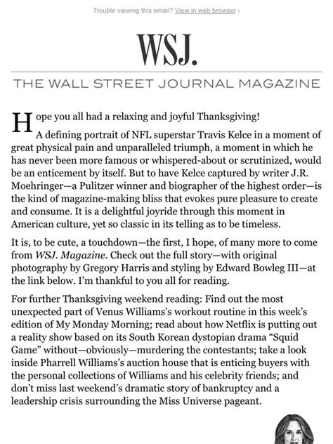 The Wall Street Journal: WSJ. Magazine: Travis Kelce Plays for Keeps ...