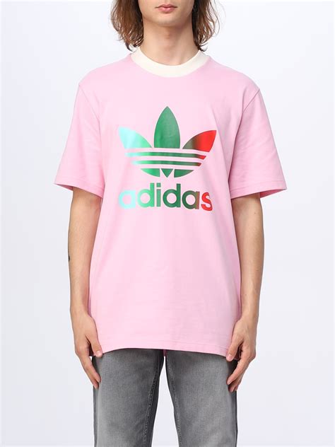 ADIDAS ORIGINALS: T-shirt homme - Rose | T-Shirt Adidas Originals IP6968 en ligne sur GIGLIO.COM