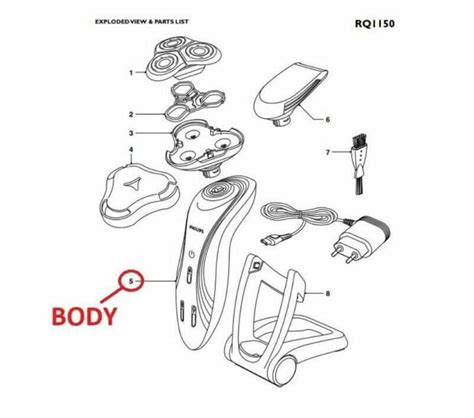 Norelco Shaver Parts Diagram: A Comprehensive Guide to Understanding ...