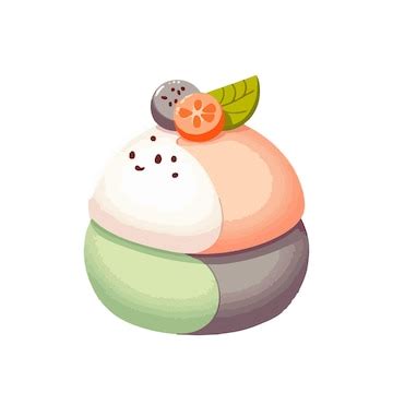 Premium Vector | Mochi ice cream ai generated image