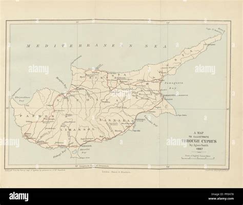 Historical map of cyprus hi-res stock photography and images - Alamy