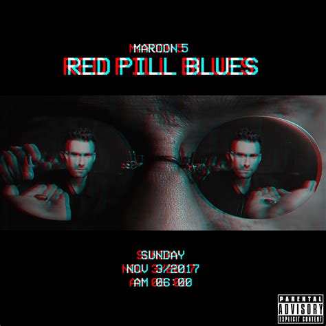 a fanmade red pill blues album cover made by me : r/maroon5